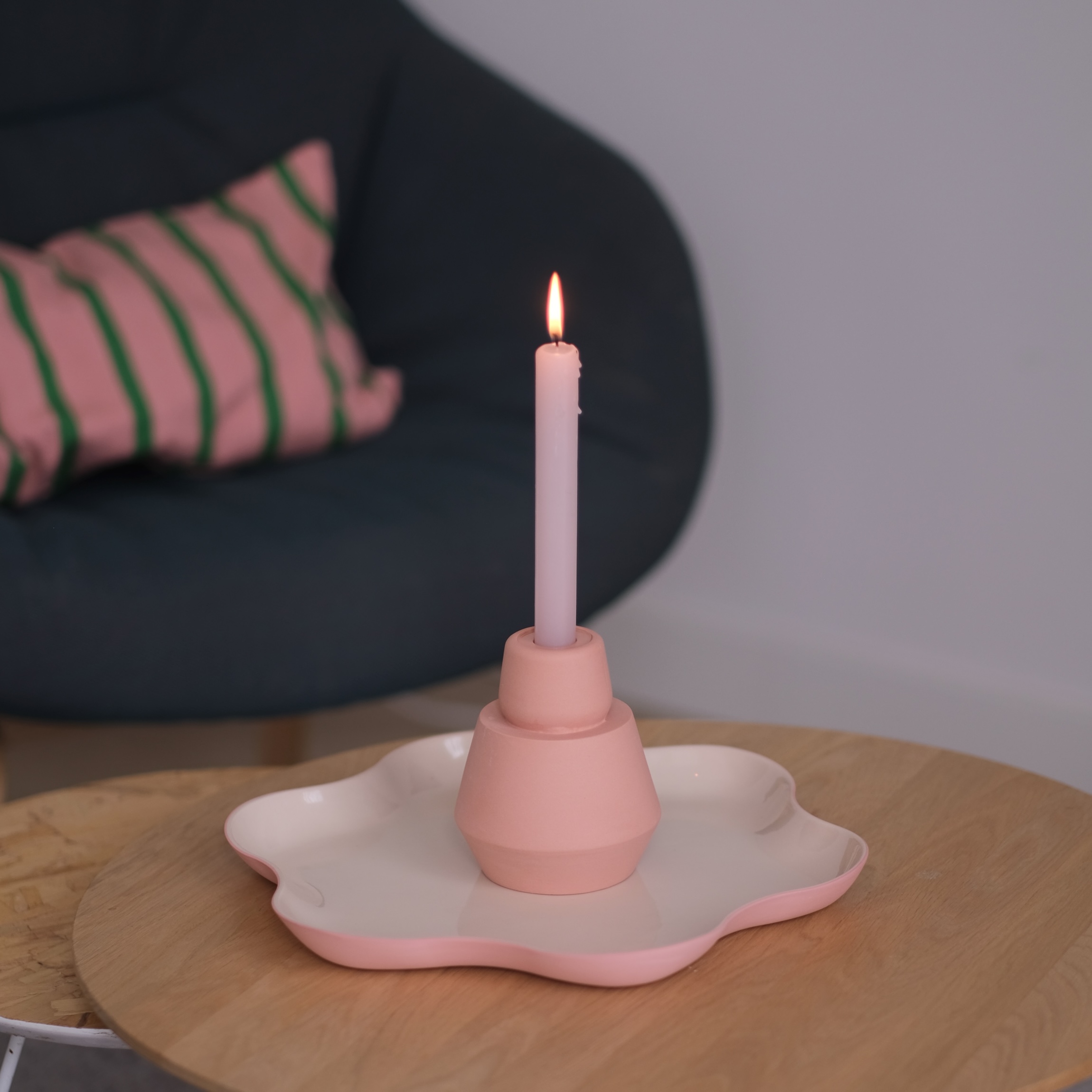 Kandelaar Jarno - abrikoos - Afbeelding 6