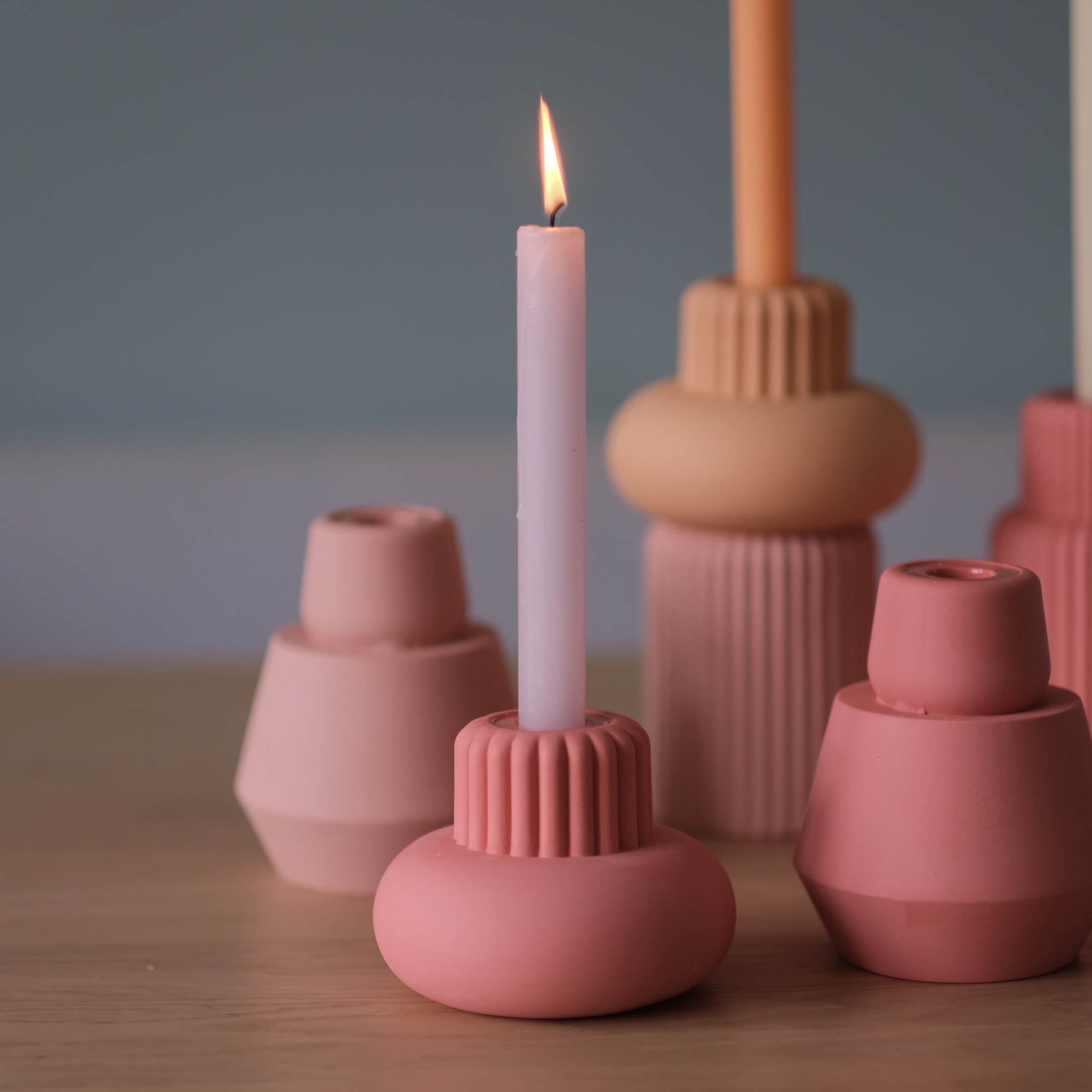 Kandelaar Lieve - Koraal - Afbeelding 4