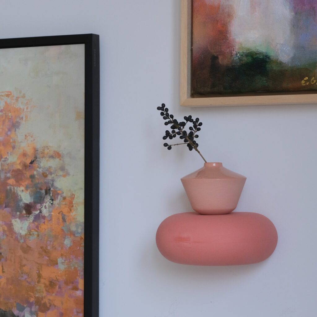 Wandplankje Rene - koraal