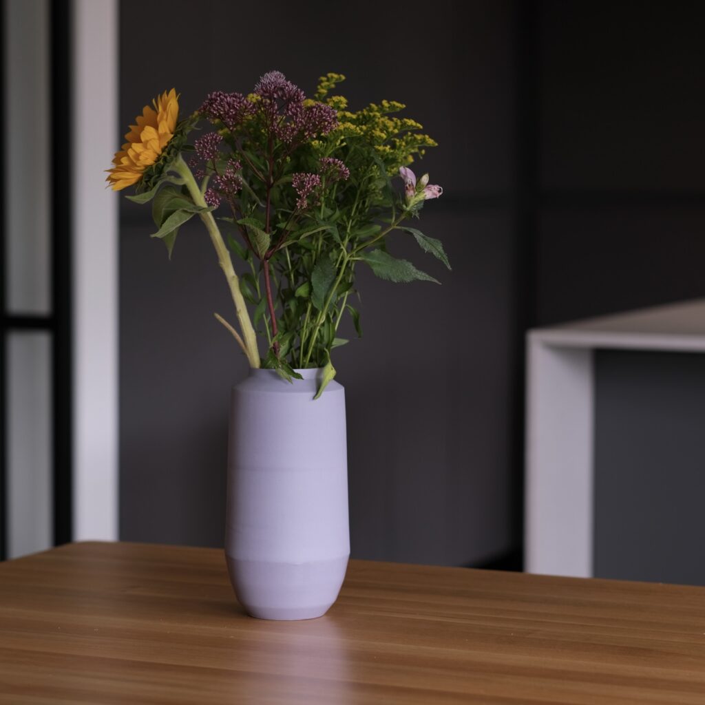 Grote vaas suzan lavendel